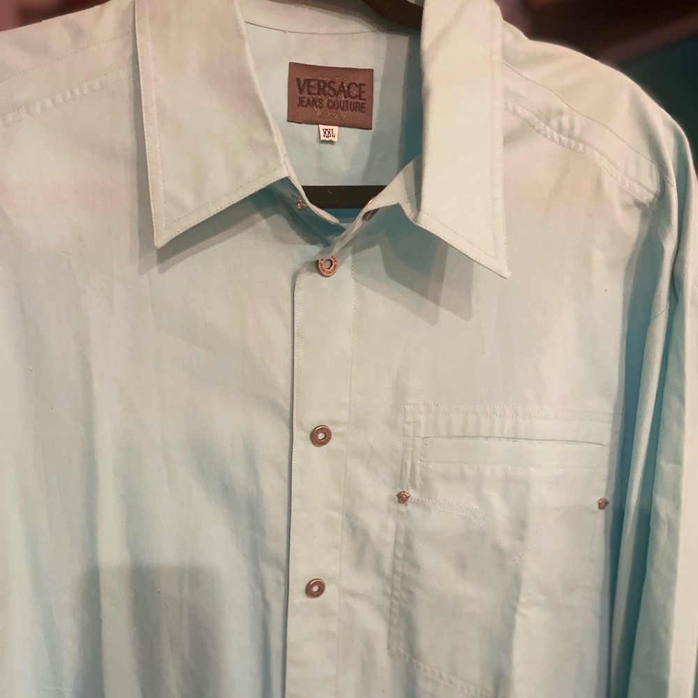 Mens XXL Versace Jeans Couture Mens Long Sleeve, Button Down Shirt.